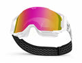 Masque moto interchangeable