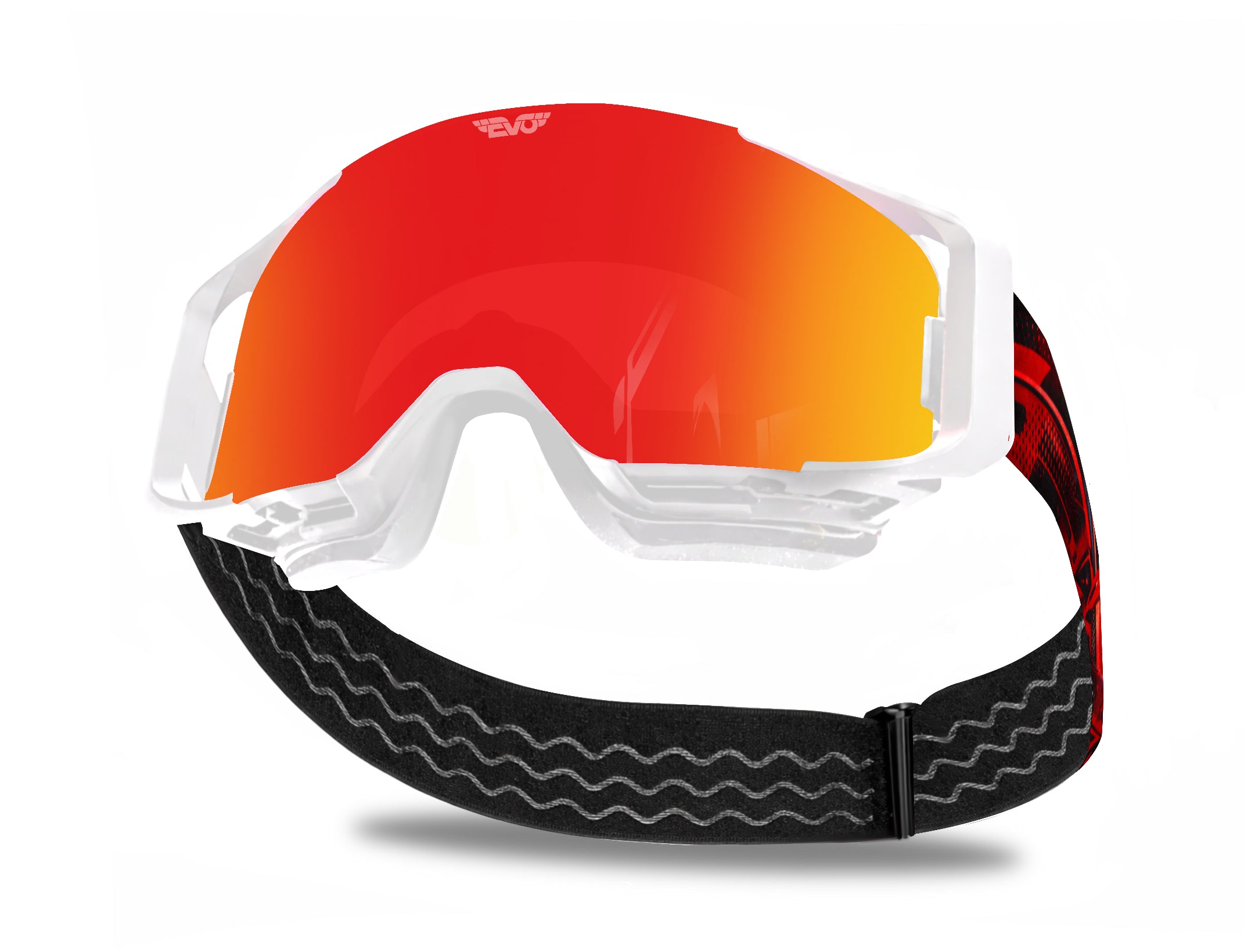 Masque moto interchangeable