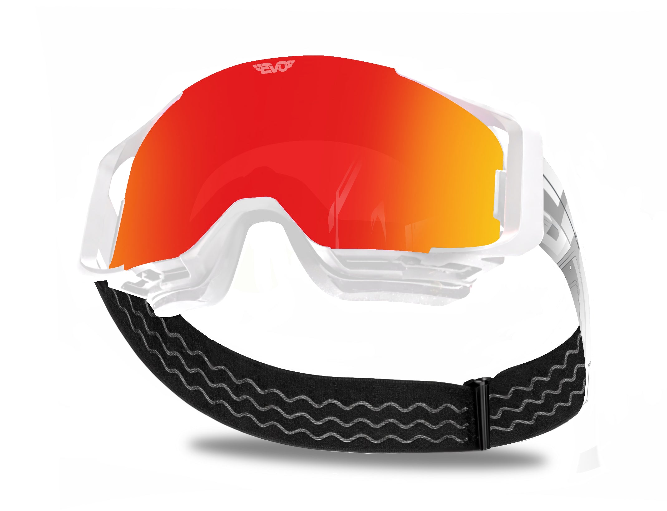 Masque moto interchangeable